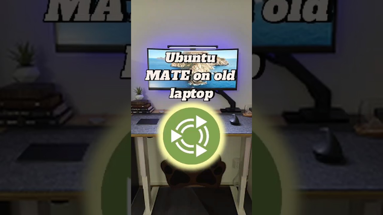Ubuntu MATE on old laptop #desksetup #linux #ubuntu