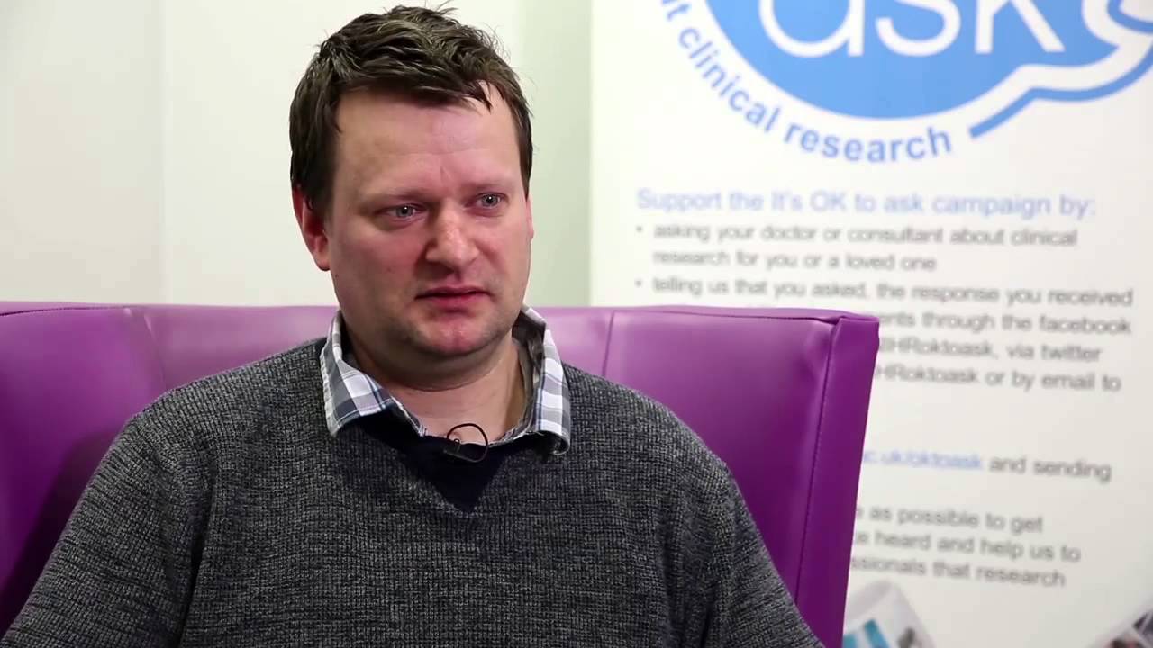 Chronic pain patient Russell Palin talks about clinical trials