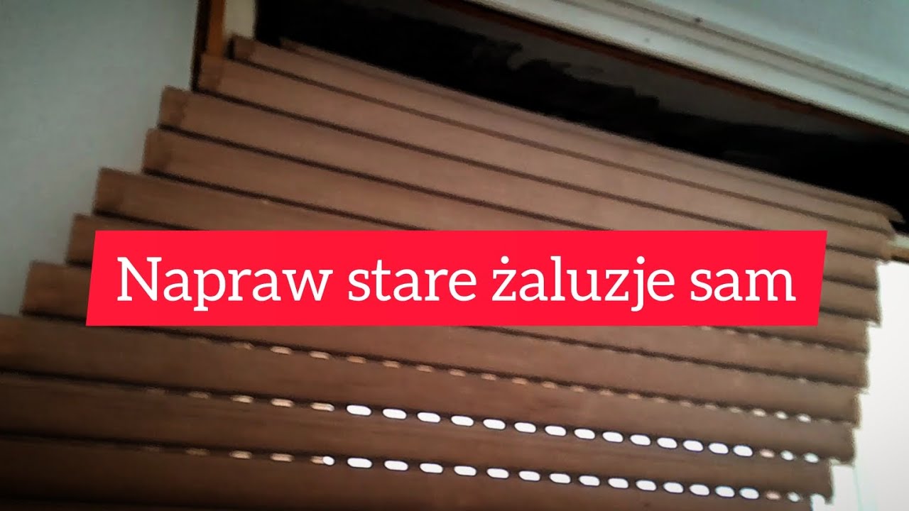 Jak naprawić stare żaluzje | Naprawa trwa kilka minut | ZRÓB TO SAM