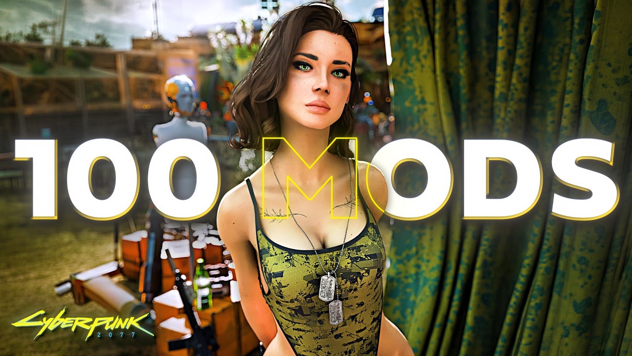 Instalei 100 Mods em Cyberpunk 2077 e o Resultado Foi INSANO!