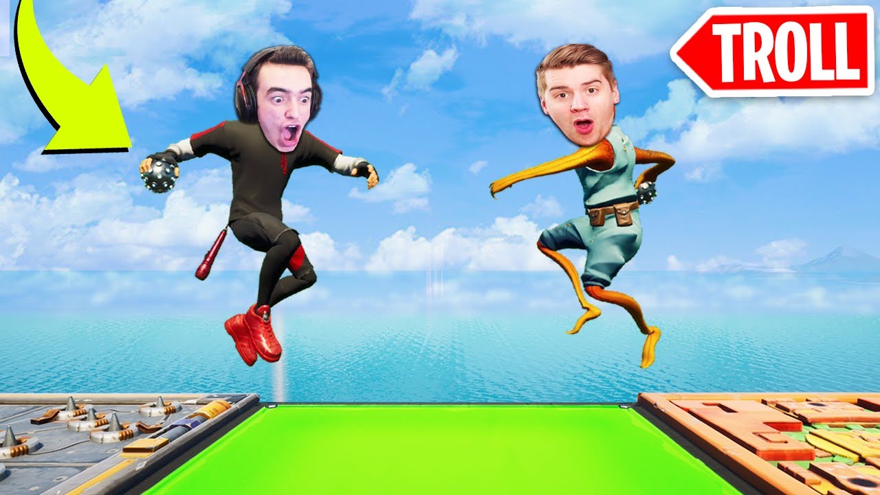 два идиота *ТРОЛЛЯТ* друг друга в Fortnite... (Duo Deathrun)