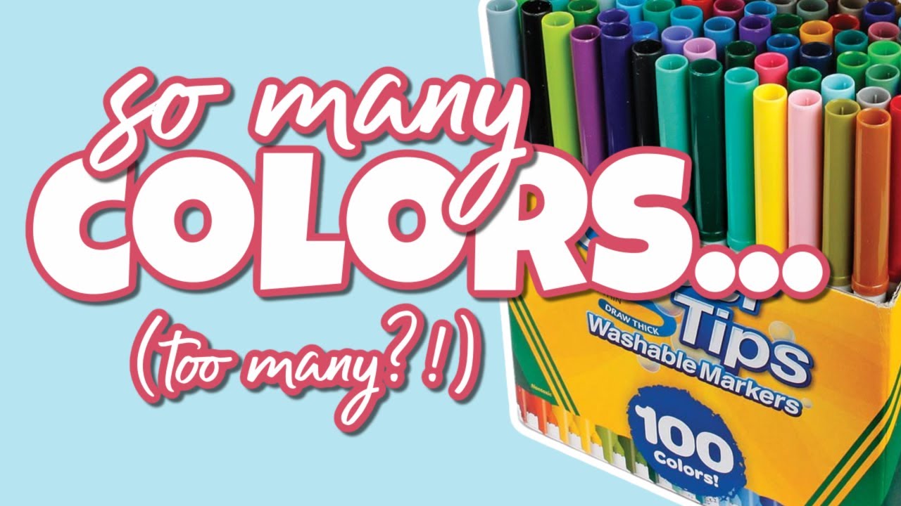 Crayola Supertips vs. Mildliners! (+ Swatches)