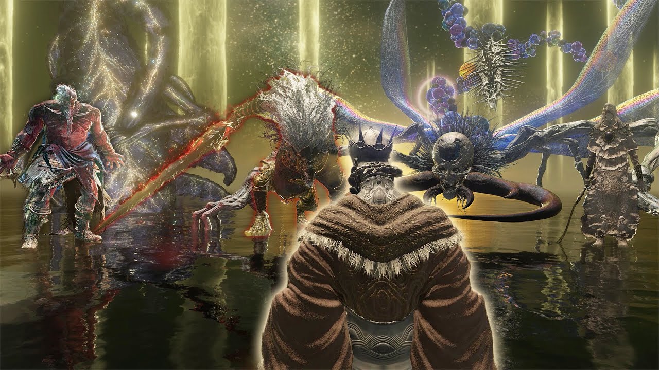 Sir Gideon Ofnir VS ALL Main Bosses - Elden Ring
