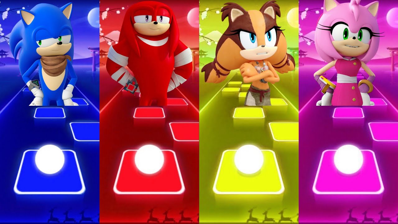 Sonic Boom ⛔️ Knuckles ⛔️ Stick The Badger ⛔️ Amy Rose || Coffin Dance Cover || Tileshop EDM Rush