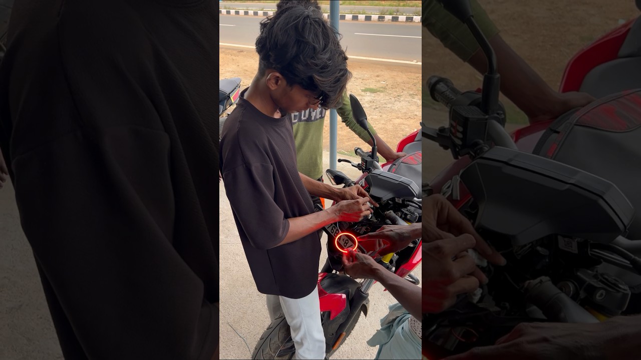 Pulsar n16 Ring light Modified🔥All accessories @Jbr_Motorist Shop la available#trending# #vlog