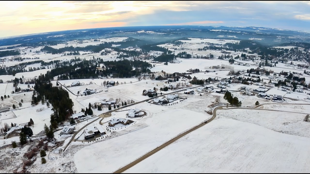 FPV: Snow in twilight