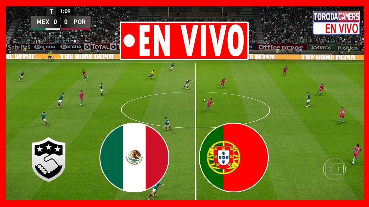🔴 M&eacute;xico vs Portugal EN VIVO | Amistoso Internacional 2026 | Partido Hoy Simulaci&oacute;n