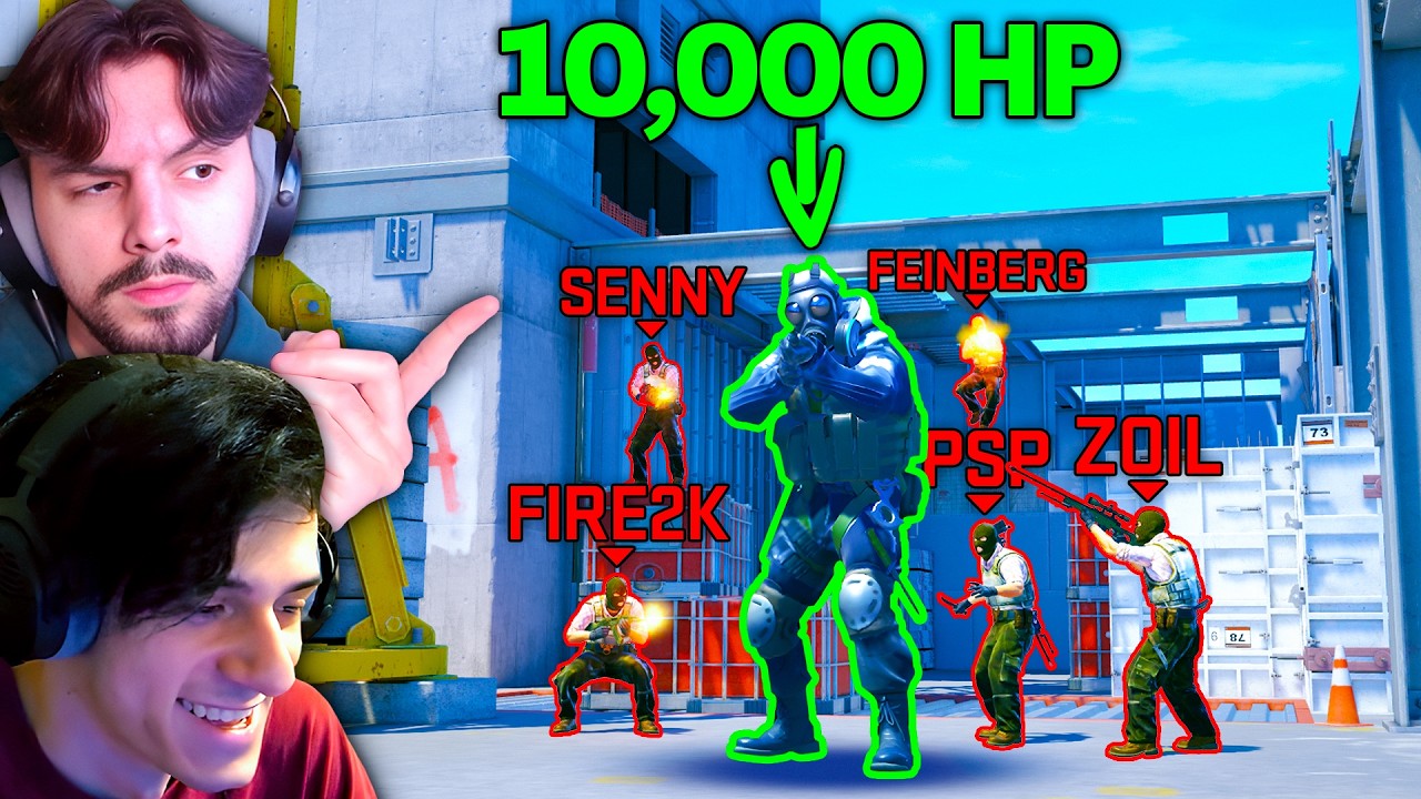 10,000 HP ARROW vs. 5 STREAMERS (1v5)