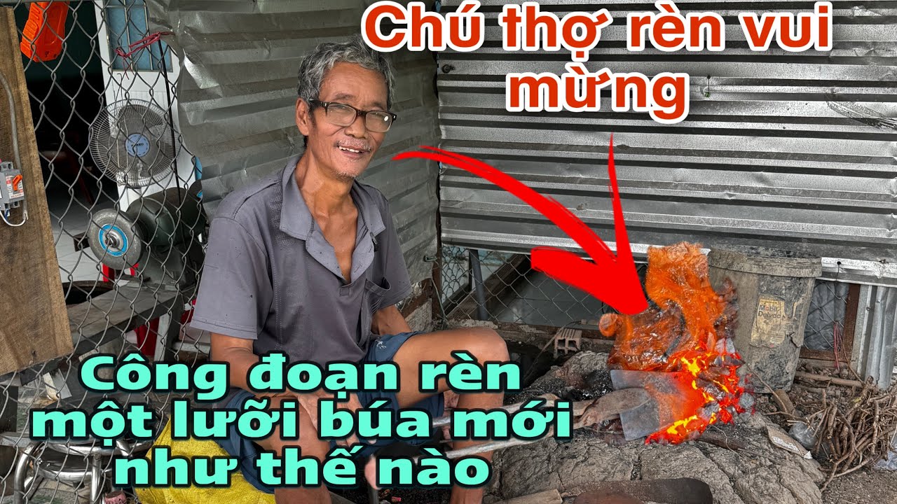 Bất ngờ được chú chia sẻ về công việc thợ rèn lâu lắm mới biết được điều này #u30 
