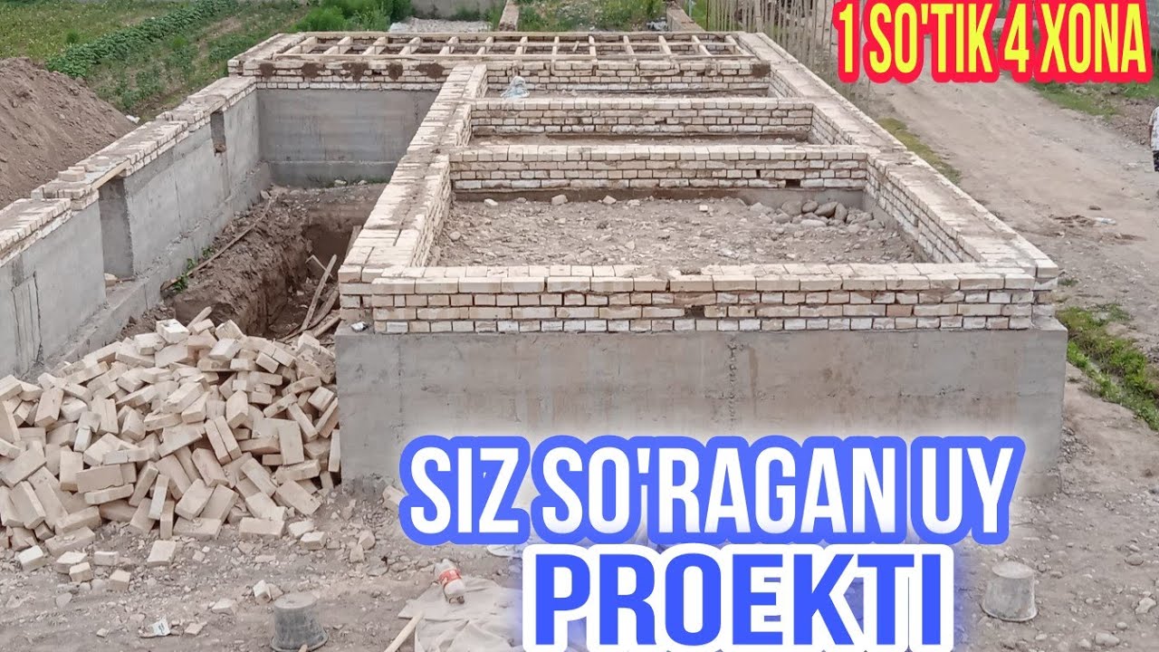 4 XONALI ZAMONAVIY UY PROEKTI / 4 ХОНАЛИ ЗАМОНАВИЙ УЙ ПРОЕКТИ