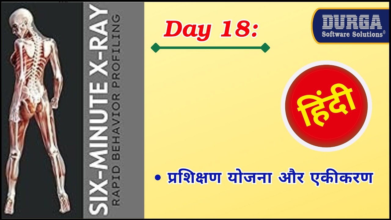 अध्याय 18 – प्रशिक्षण योजना और एकीकरण