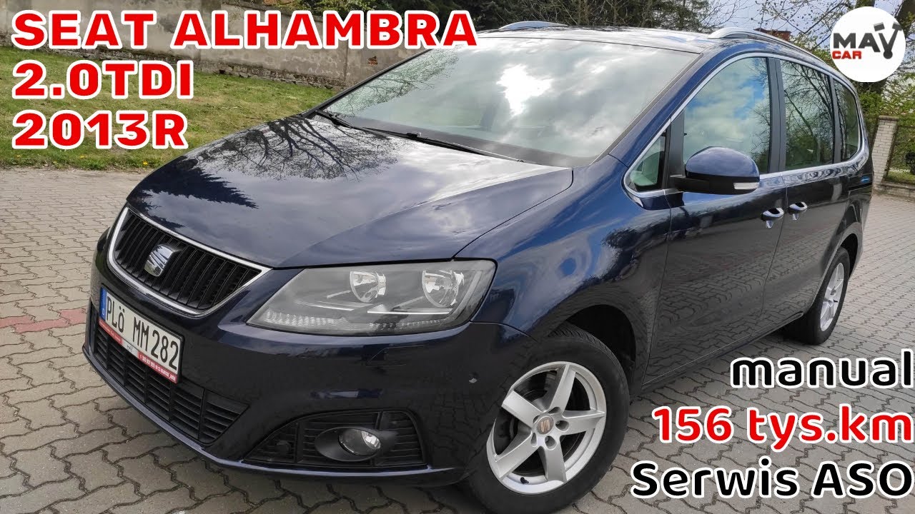 Seat Alhambra 2 0TDI 2013r 156tys