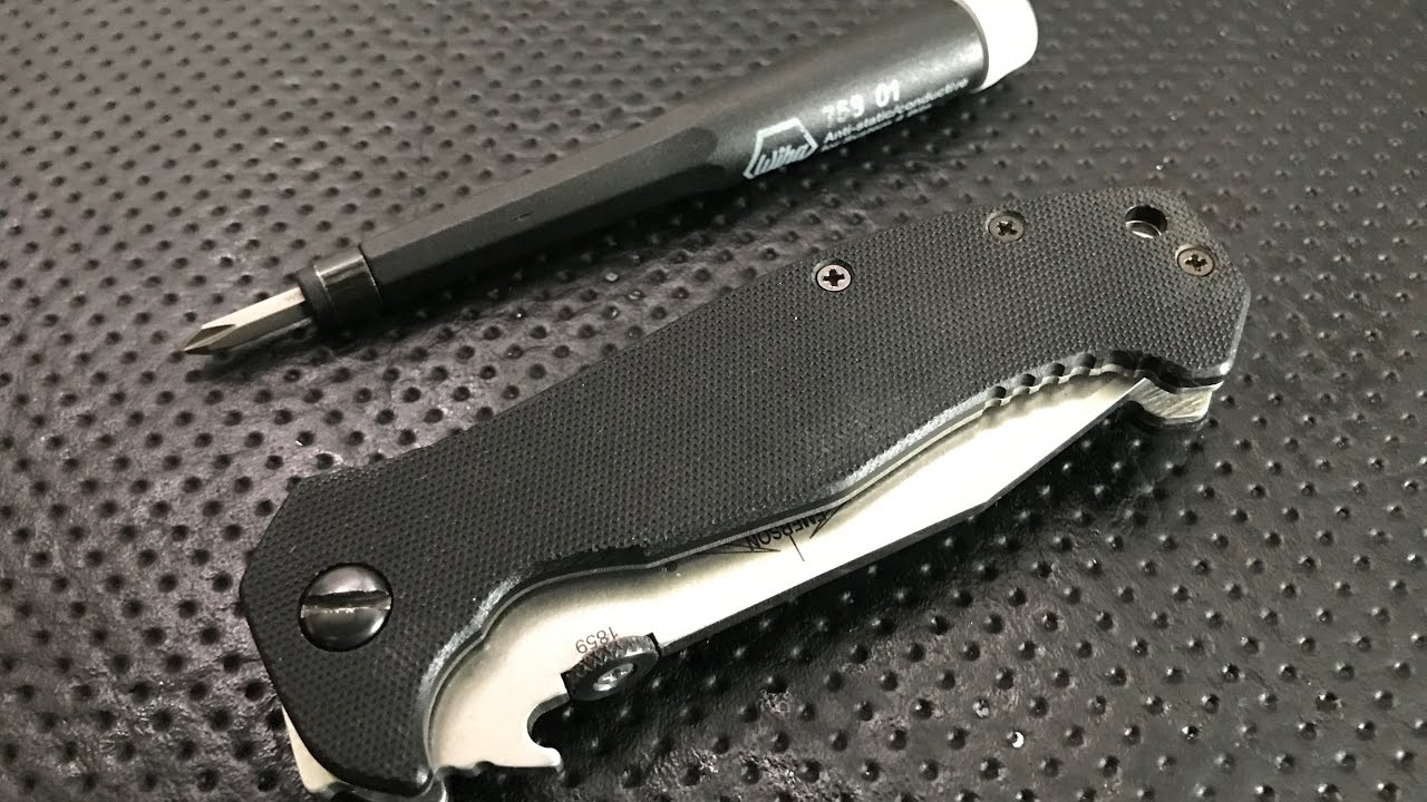 How to disassemble and maintain the Emerson Mini CQC-15 Pocketknife