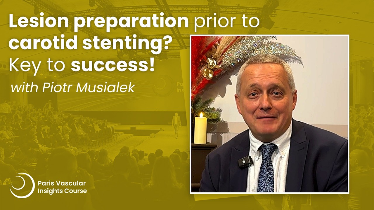 Modern carotid stenting explained by Dr. Musialek - PVI 2025