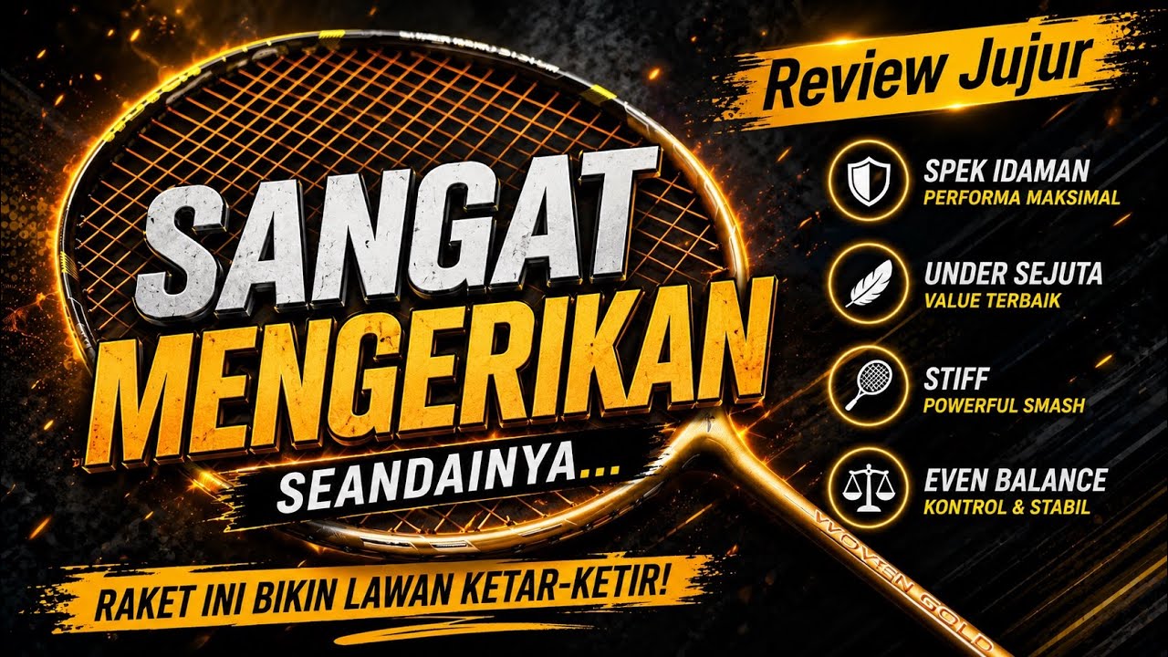 Fix ini bakalan jadi raket andalanku seandainya … POWERFUL LOH 🔥