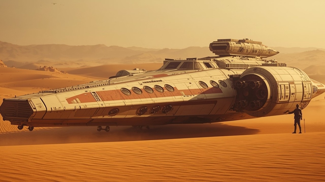 Old Starship Signals Something Underground—Human Mechanic Discovers the Impossible