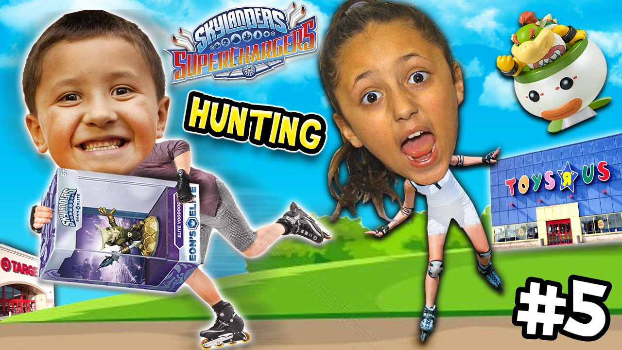Skylanders SuperChargers Hunting Pt. 5: Roller Skating & AMIIBO Take Over w/ EON's ELITE VOODOOD