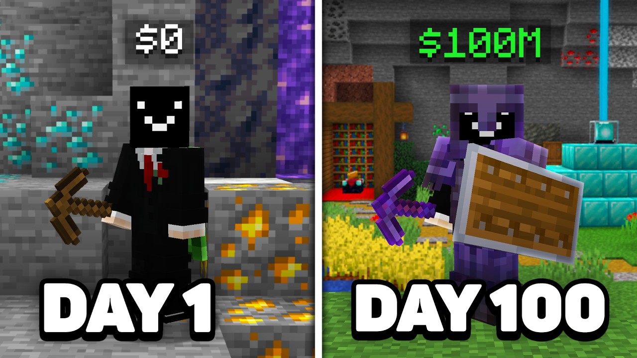 I Spent 100 Days getting RICH...