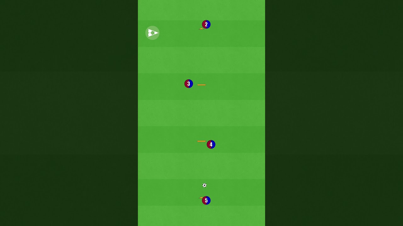 New Barcelona drill! #football #soccer #footballskills #fyp  #fcbarcelona #barcelona