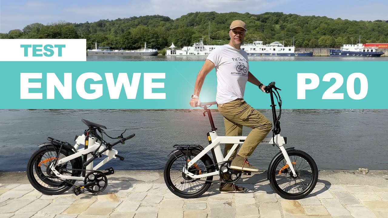 TOP vélo ⚡ électrique pliable ENGWE P20, test, avis et présentation