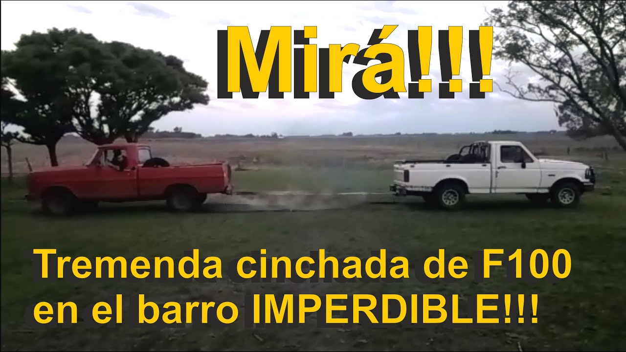 FORD F100 CINCHANDO EN EL BARRO una salir de Ariel Tenaglia, de Saladillo