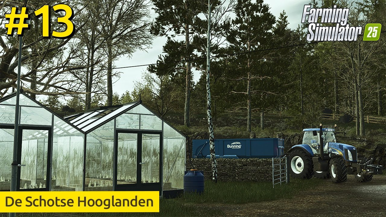 Boerderij UITBREIDEN met een NIEUWE kas! | Kinlaig | Aflevering 13 | #fs25