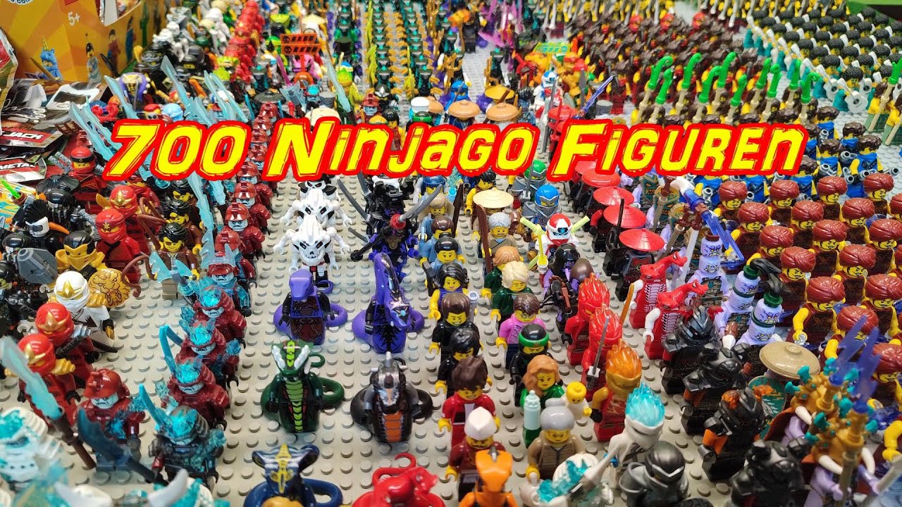 LEGO Ninjago Sammlung 2023 Neue und weit über 1000 LEGO Ninjago Figuren