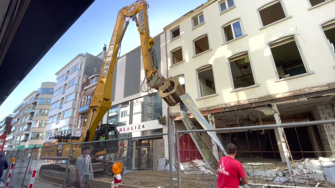 Leven aan de kust: Dag 1 afbraakwerken Kerkstraat Blankenberge
