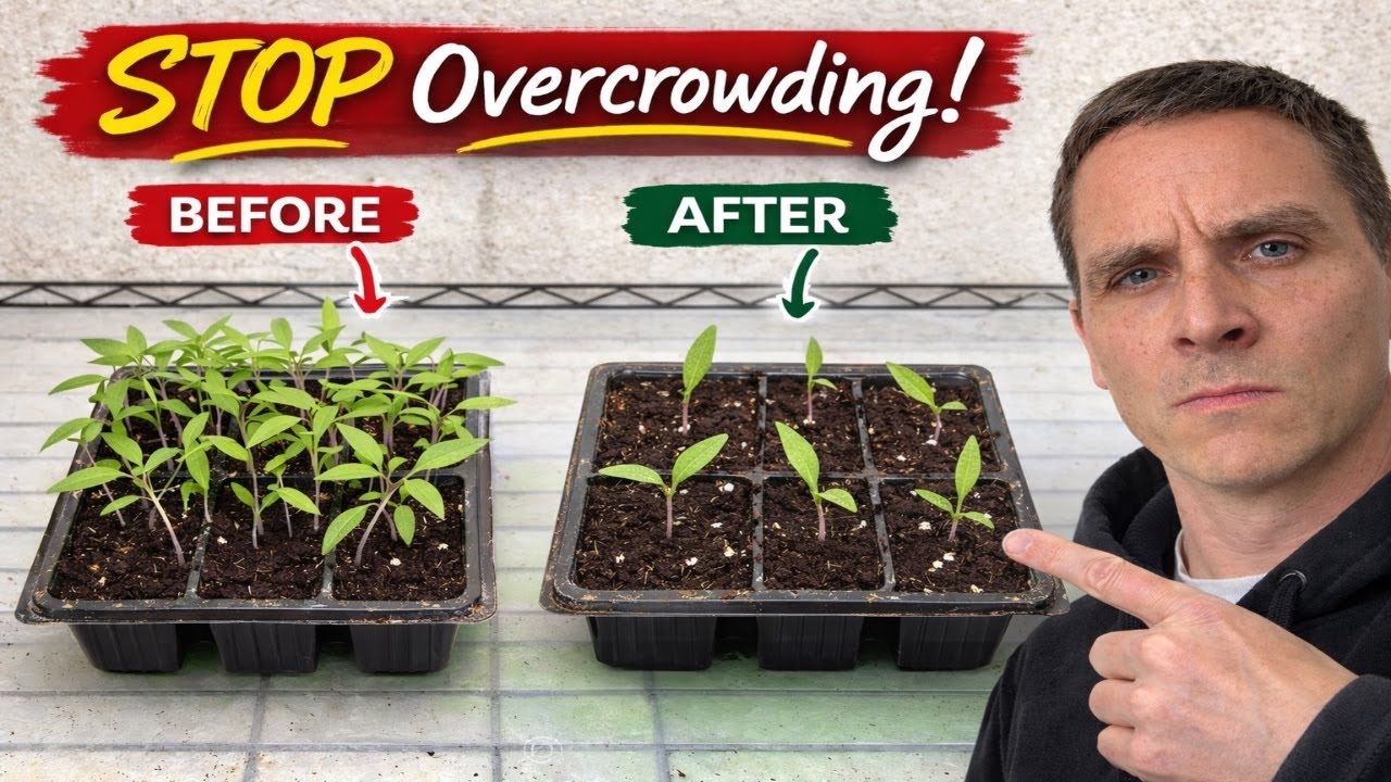 Your Seedlings Are Overcrowded - Fix this immediately!