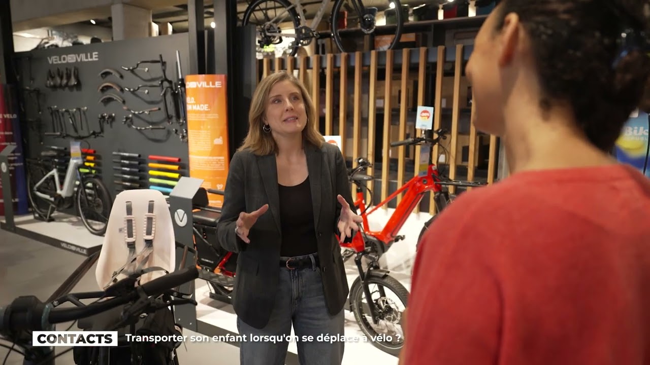 Contacts vous répond : transporter son enfant lorsqu'on se déplace à vélo