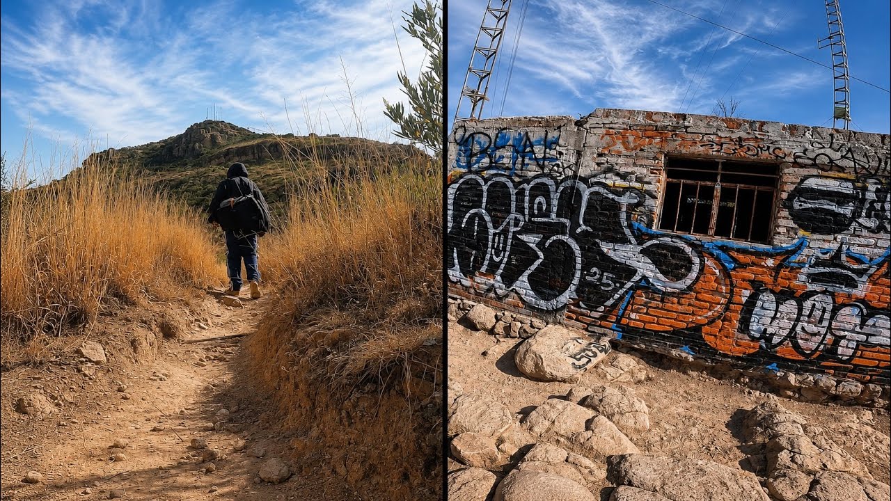 Casi me DESMAYO PINTANDO GRAFFITI en esta MONTAÑA MISSION 43