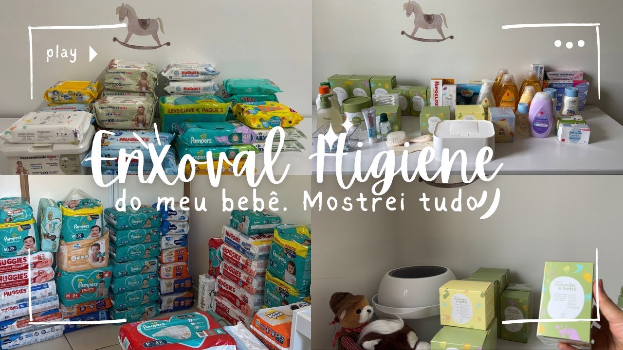 TODO ENXOVAL DE HIGIENE DO MEU BEBÊ 