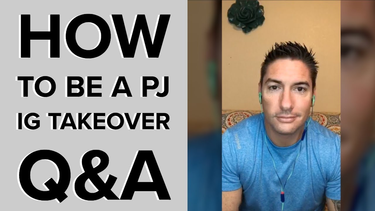 How to be a PJ Instagram Takeover Q&A with Aaron Love