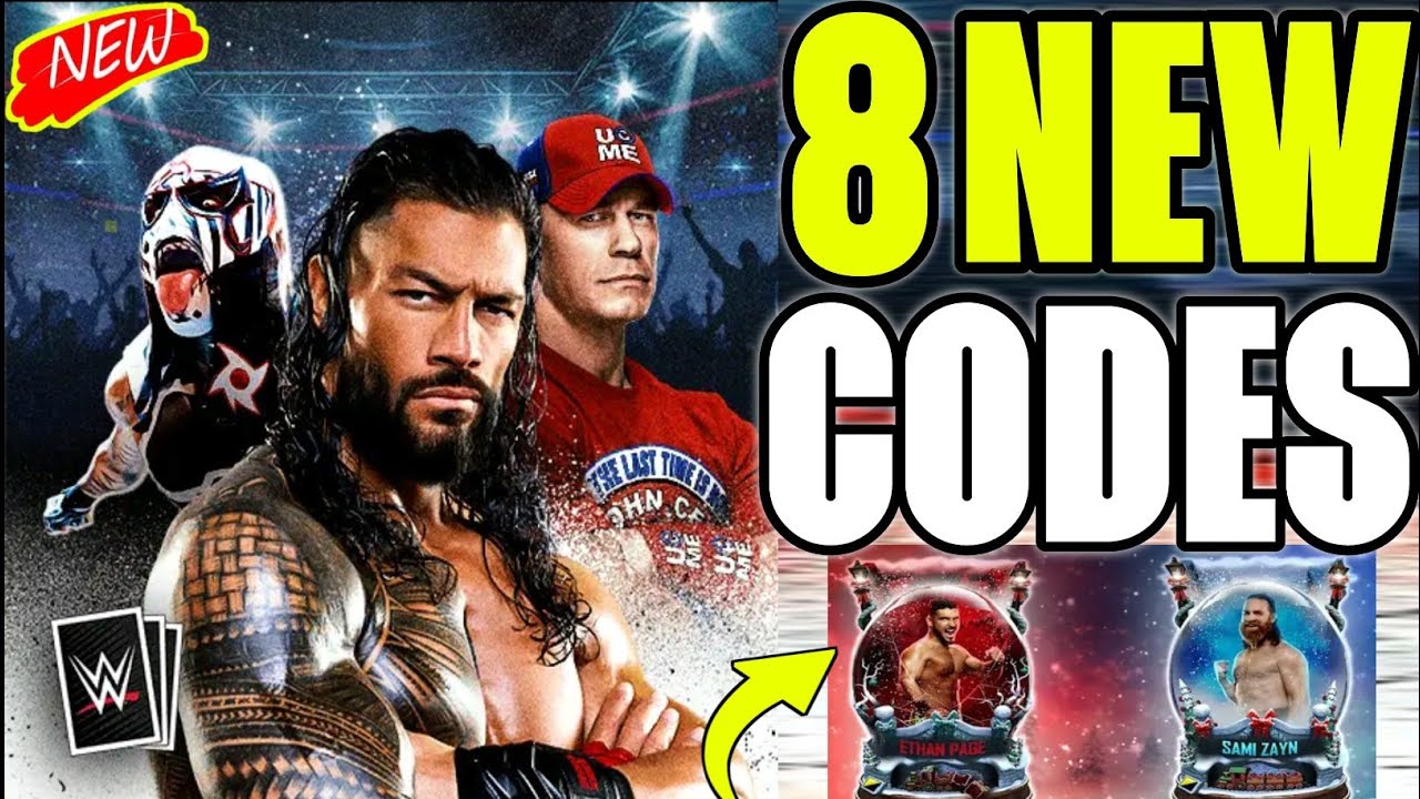 ⚠️НОВЫЙ ГОД⚠️QR-КОДЫ И КОДЫ АКТИВАЦИИ WWE SUPERCARD 2025 | Коды WWE SuperCard Locker