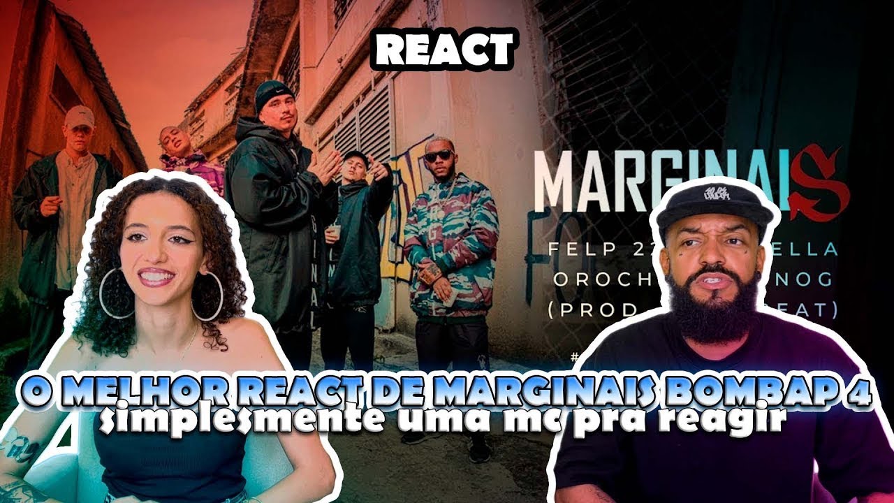 Marginais Boombap 4 - AR baby, 2ZDinizz, Felp22 & TOKIODK | NA ATIVIDADE REACT #909