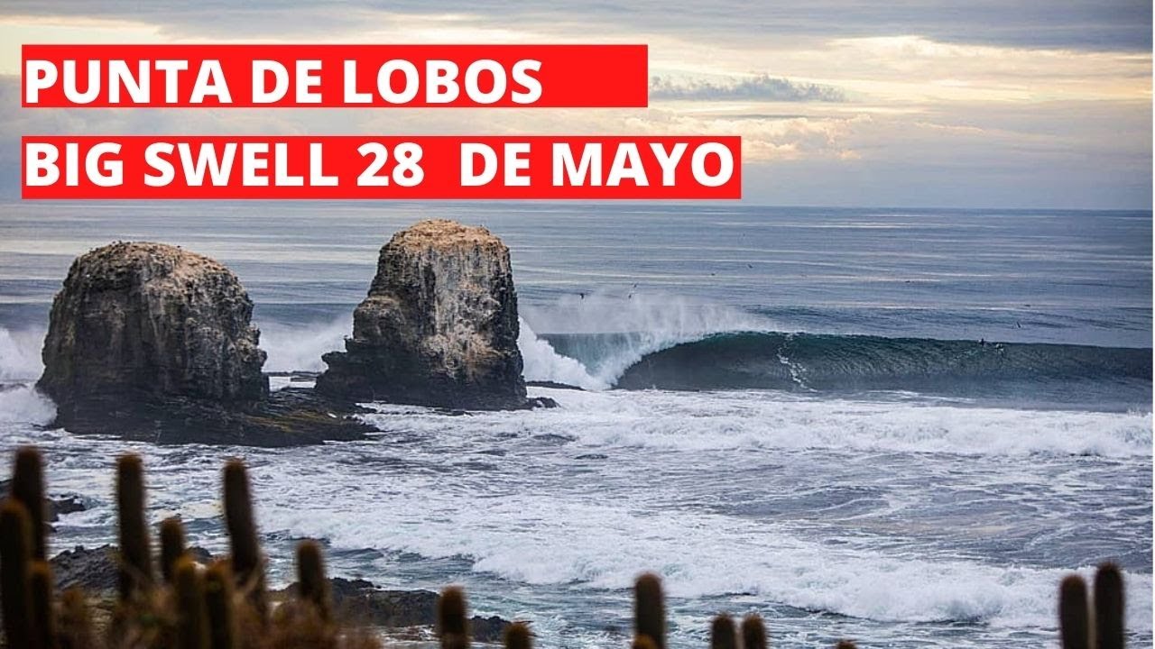 Swell XXL en Punta de Lobos el 28 de mayo