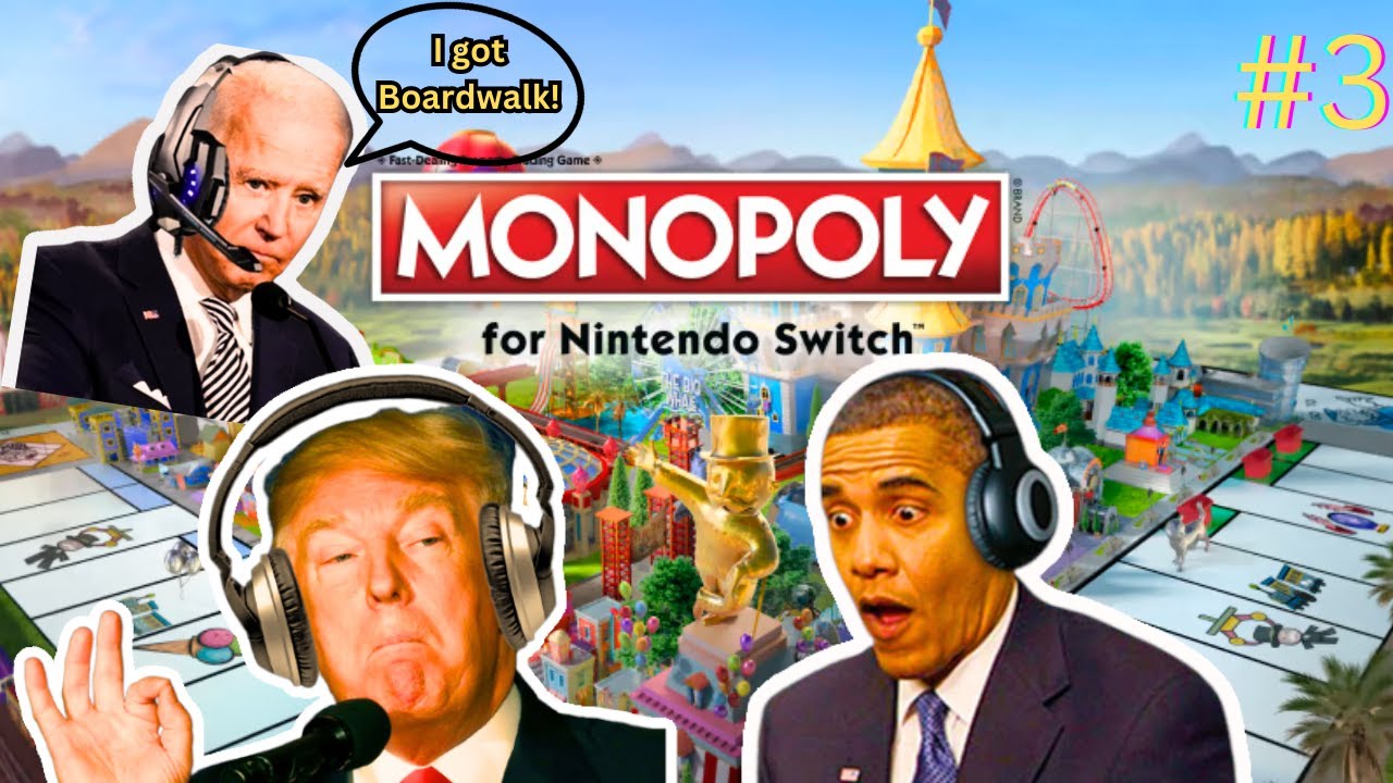US Presidents Play Monopoly 3 - Biden Gets Boardwalk!