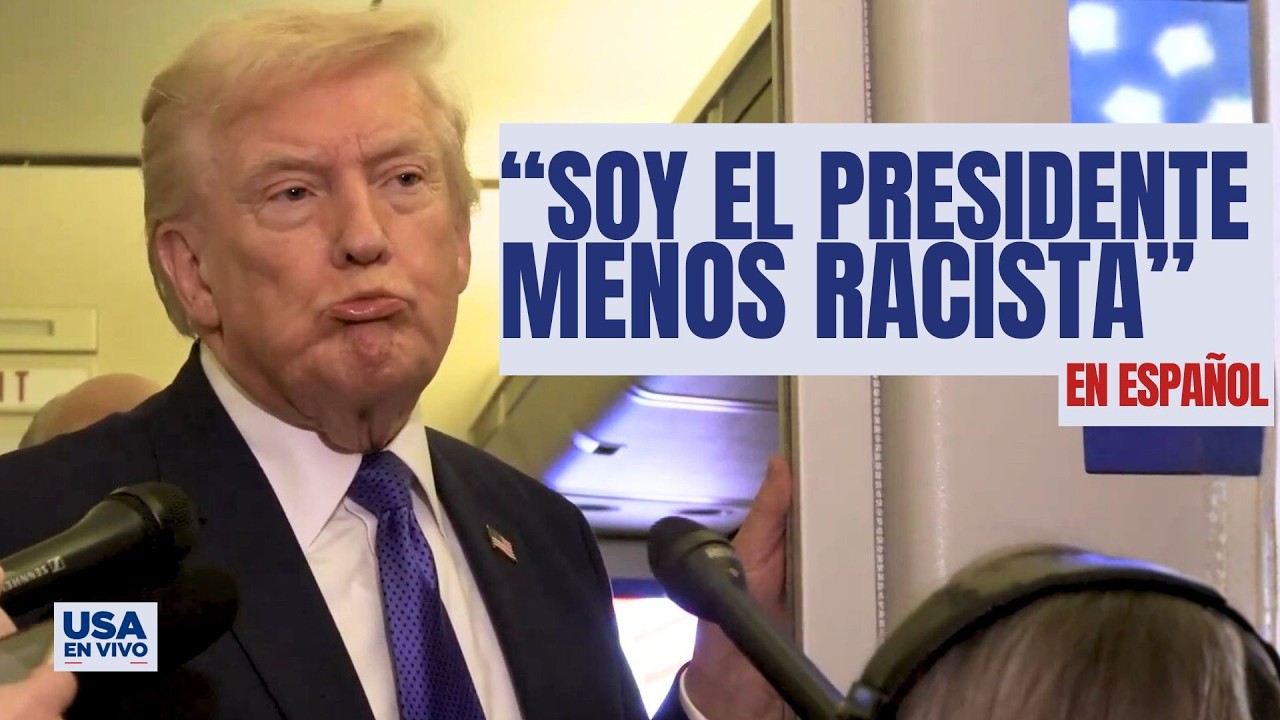 Trump desde el Air Force One, 