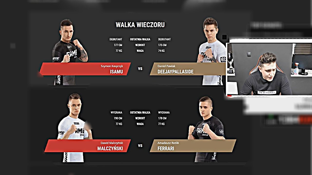 FAME MMA 3 OFICJALNA KARTA WALK!! BOXDEL 🔥