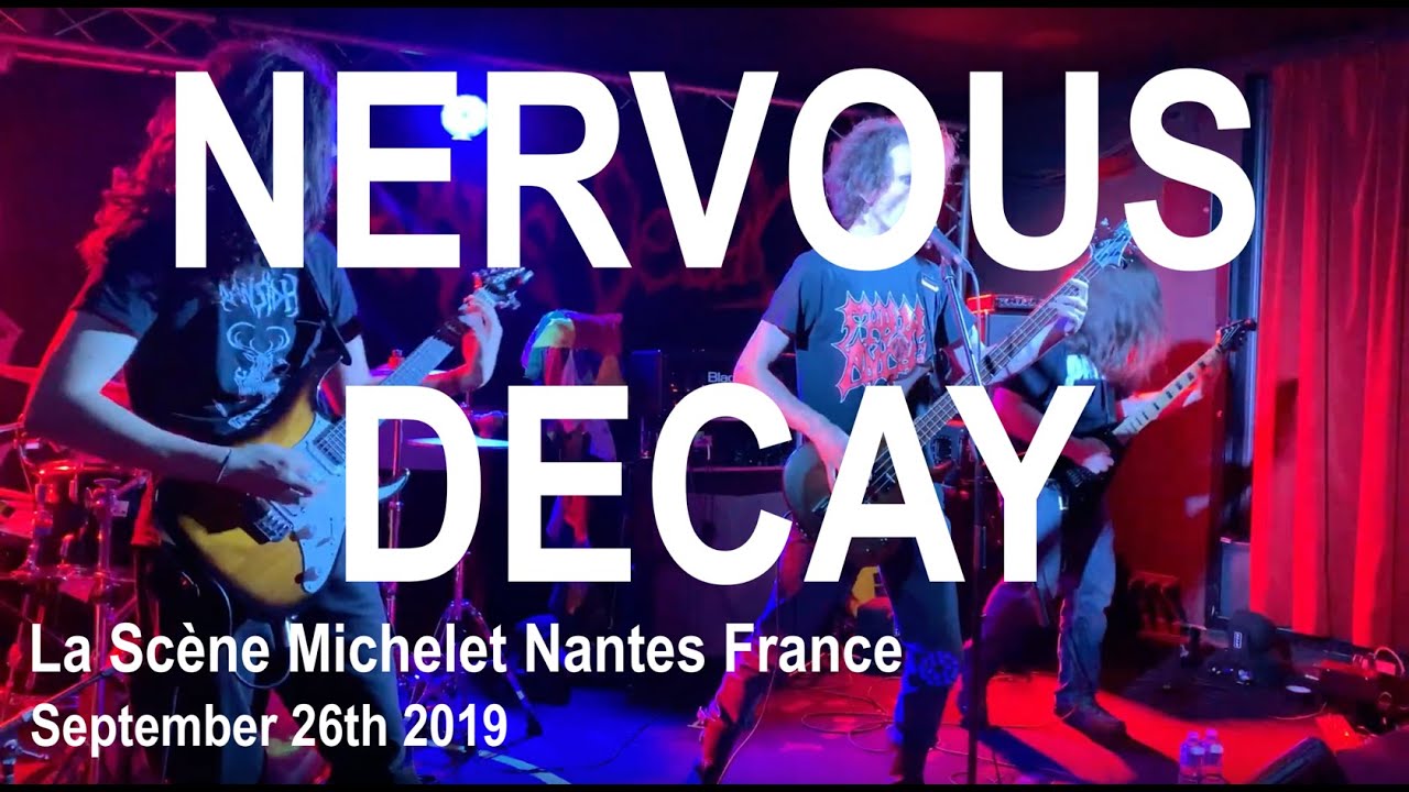 NERVOUS DECAY Full Live Concert 4K @ La Scène Michelet Nantes France September 26th 2019