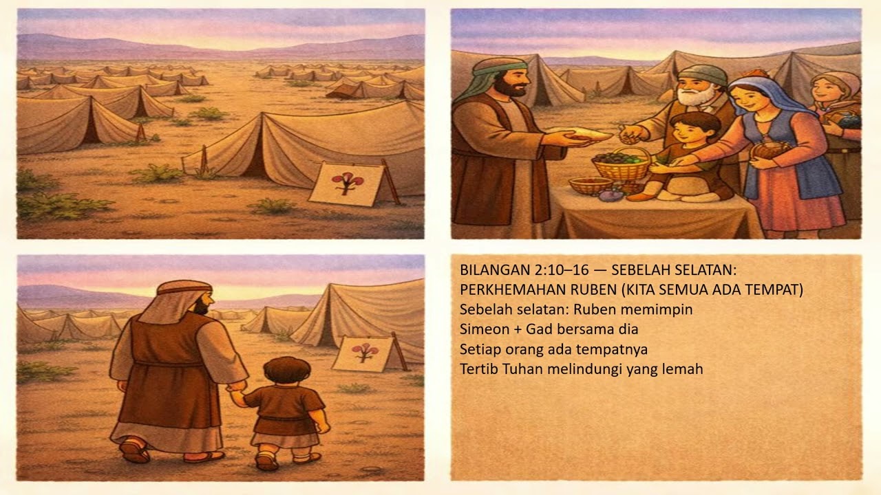 Come Study With Me | Bilangan 1–3 | Kristus di Padang Gurun + Nota Ringkas