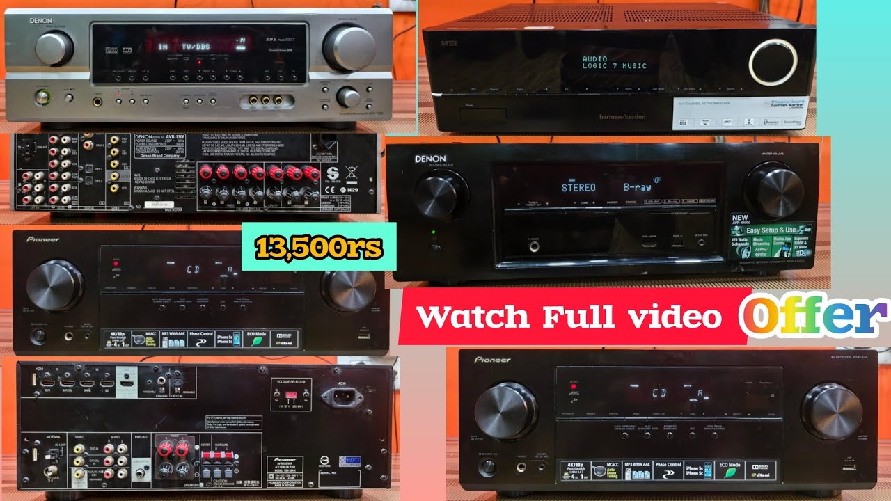 Chennai Offer 🔥 Used Branded AV Receivers Available | Limited Stock⚡Rabin Audios AVR offer video🔥
