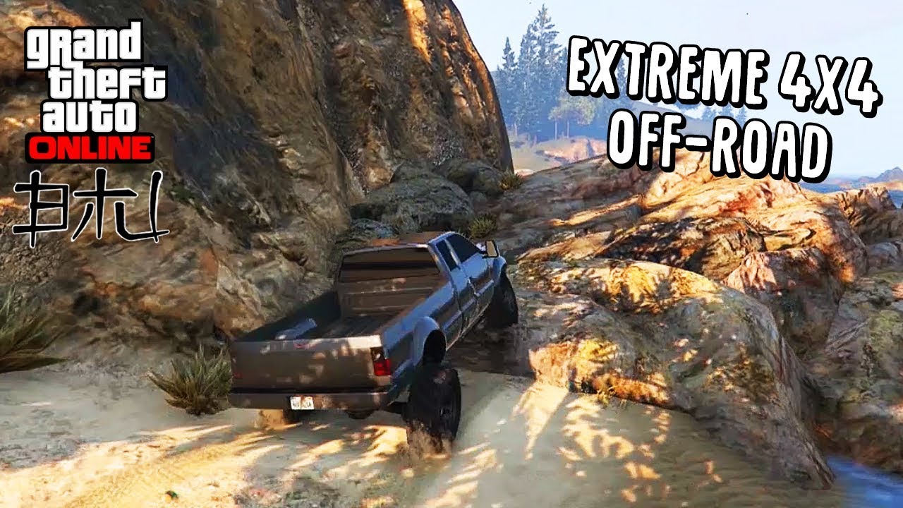 GTA 5 Online EXTREME 4x4 Rock Crawling!! - Sandking SWB Off Roading