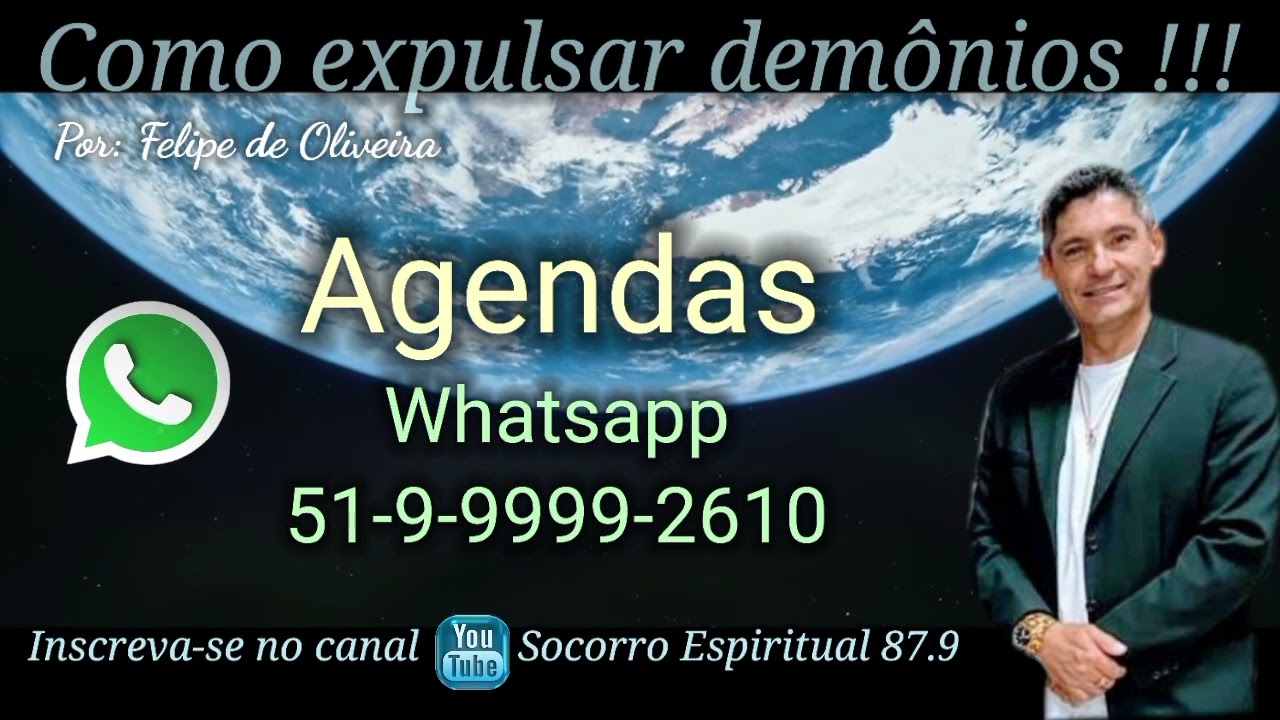 Como expulsar demônios ( Por: Felipe de Oliveira ) Inscreva-se no canal e compartilhe nossos vídeos