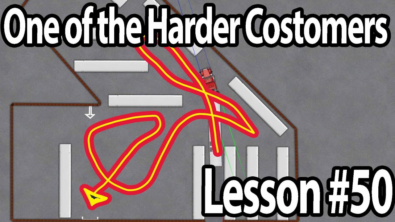 Trucking Lesson 50 - One of the Harder places to back