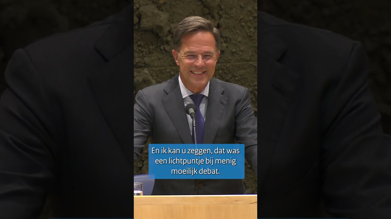 Afsluitende woorden van premier Mark Rutte tijdens zijn laatste debat in de Tweede Kamer