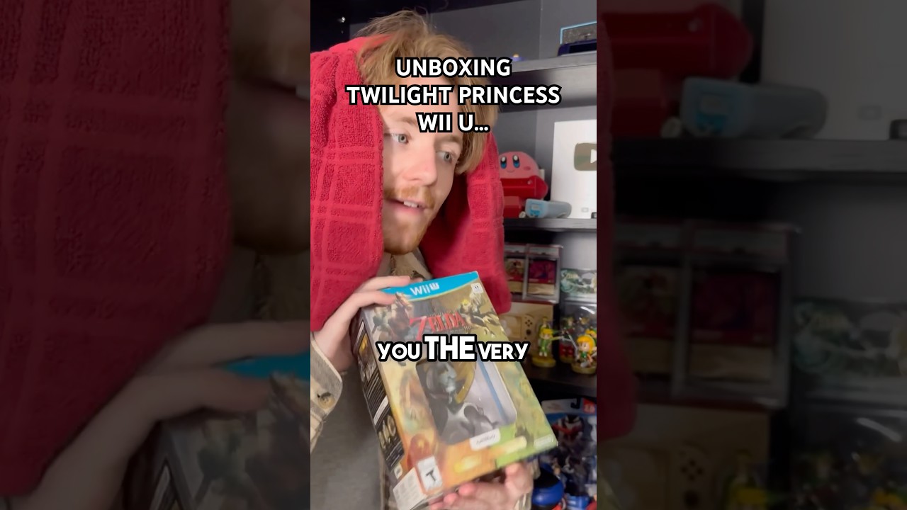 Unboxing Twilight Princess For Wii U