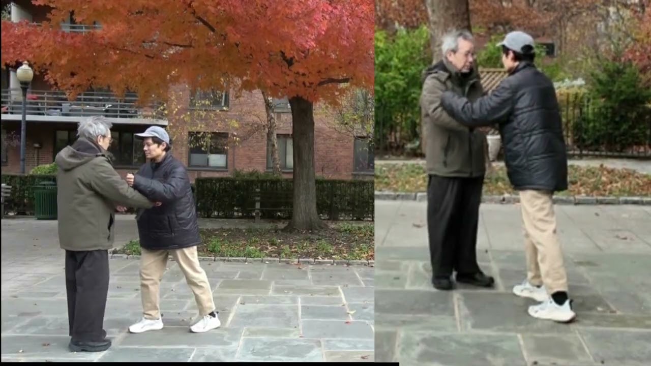 一种有效的锻炼稳定性与灵活性的方法。The effective way to cultivate stability and flexibility in push hand