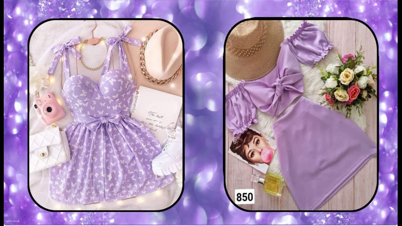 💜24 saat  herşey mor 💜Mor Kombinini Yap