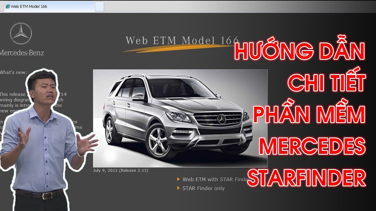 Hướng dẫn sử dụng tất tần tật chi tiết phần mềm Mercedes Benz Starfinder